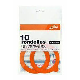 100mm Rubber Washer Pack of 10   Le Parfait