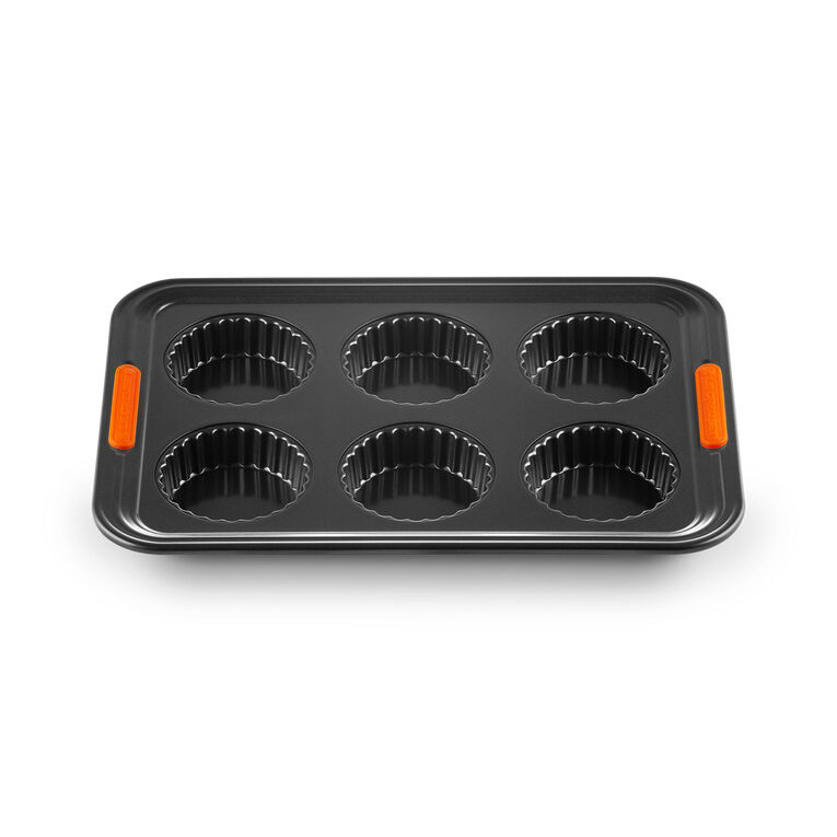 6 Cup Fluted Tart Tray 331 x 229 x 265cm