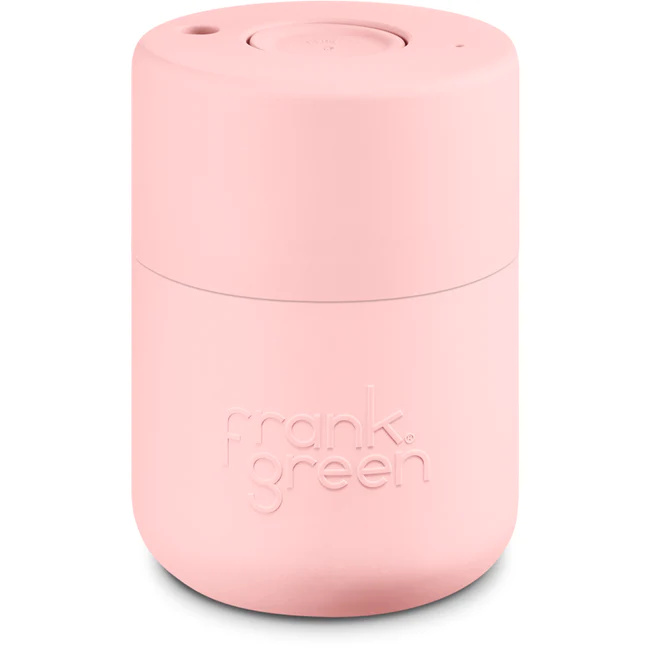 8oz Blushed Original Reusable Cup with Push Button Lid Frank Green