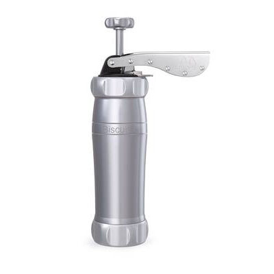 Biscuit Maker  Cookie Press Polished Aluminium with 20 attachments new