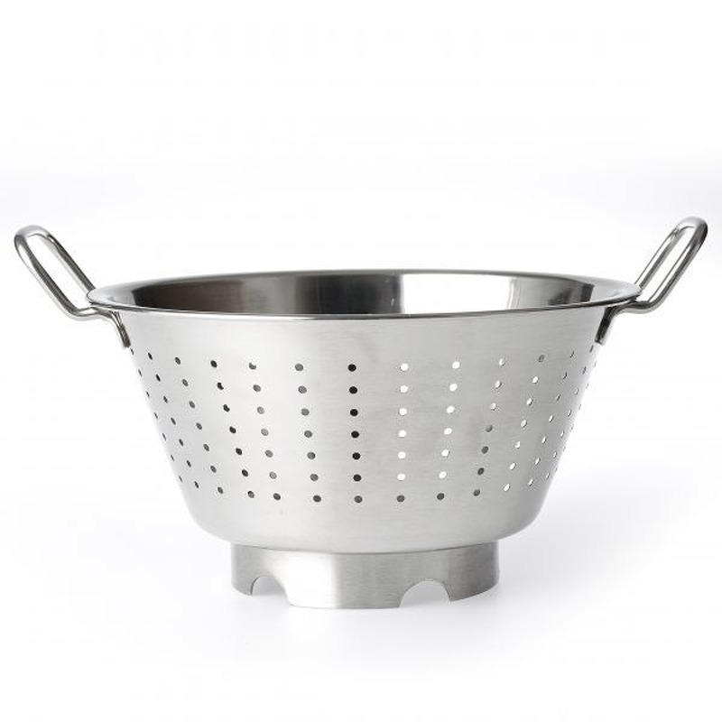 COLANDER  FOOTED 320mm STAINLESS STEEL