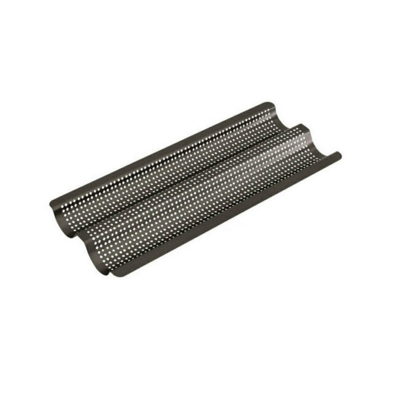 Crusty Bake Baguette Tray 39 x 165 x 25cm   NS