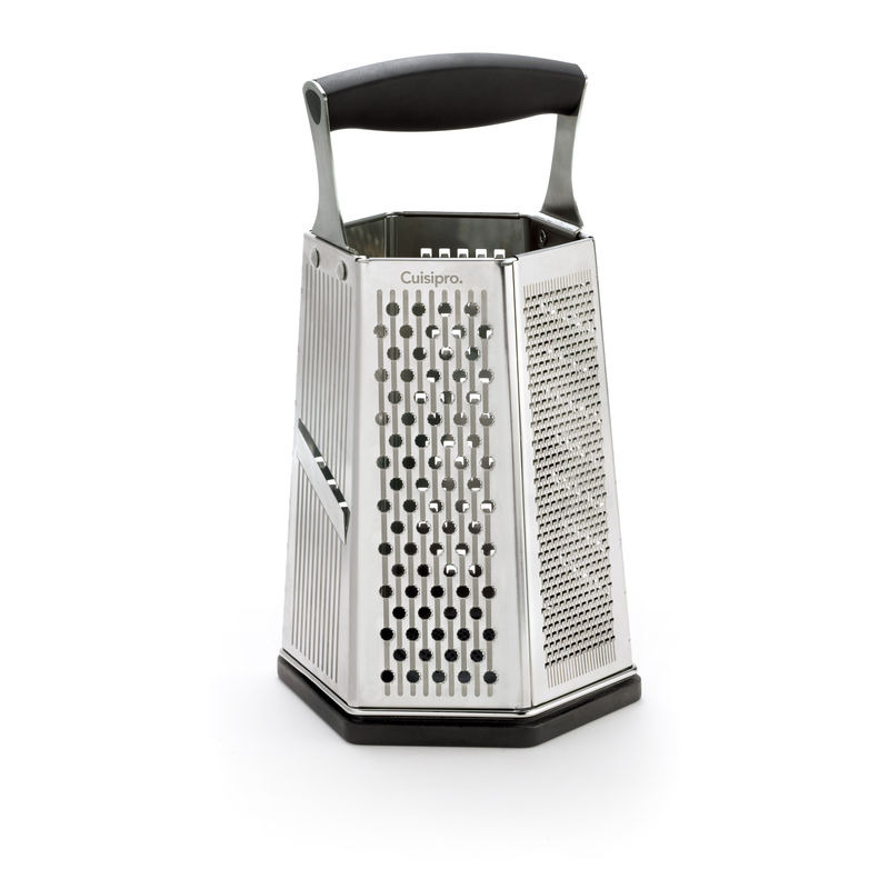 Cuisipro 6 Sided Grater wbase SS