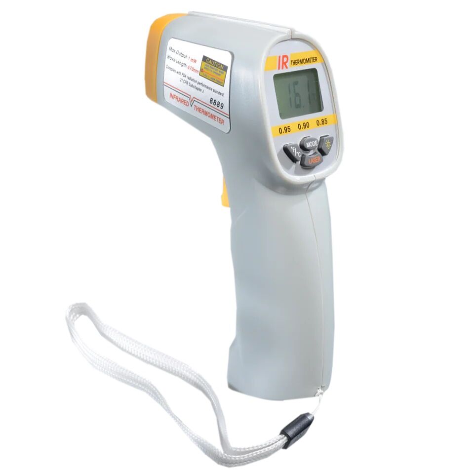 Infra Red thermometer Wide range -40 +500C displays to 01 C with soft case 