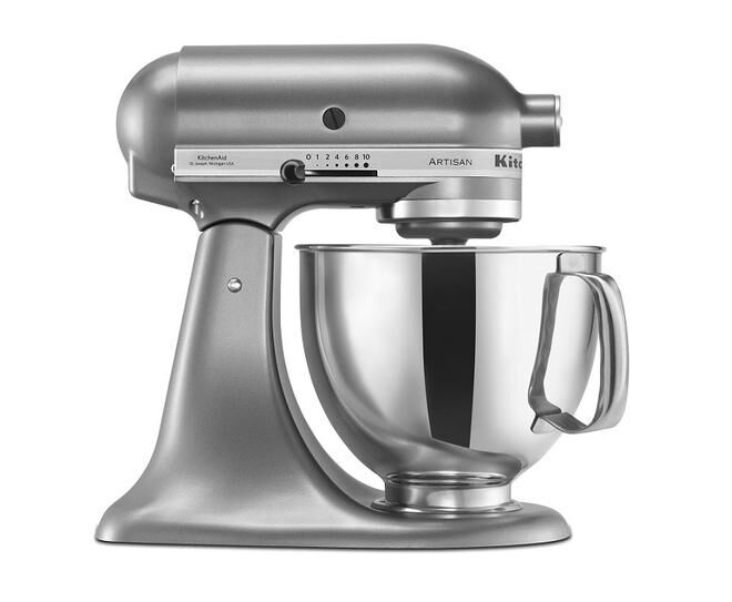 KSM150 CONTOUR SILVER Stand Mixer 48 Litre bowl capacity 10 speed with tilt he