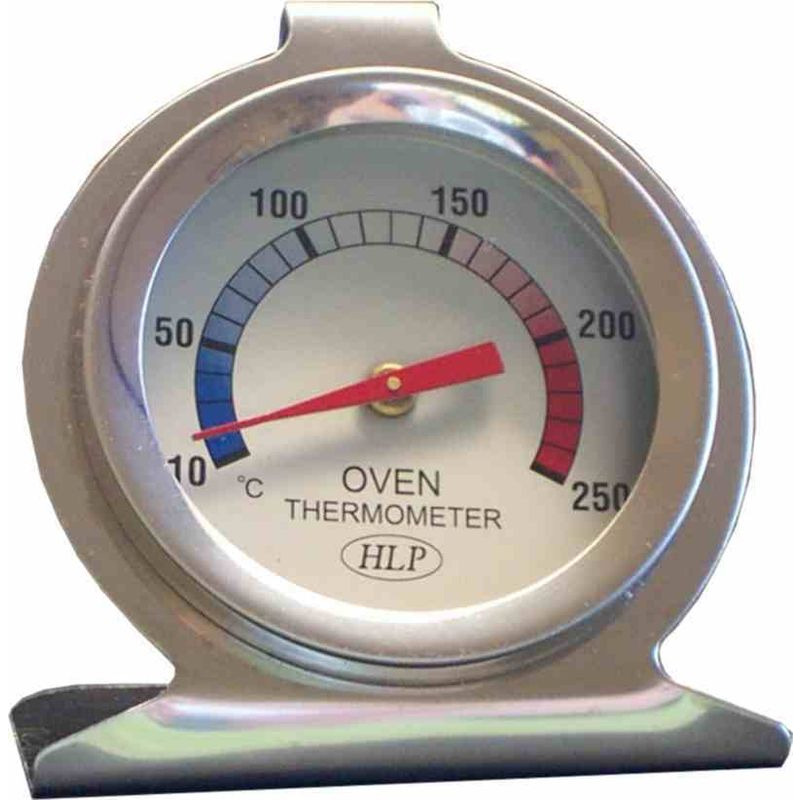 Oven Thermometer 10 up to 250 C Stainless Steel Dial typeOn blister pack 