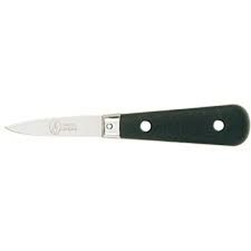 Oyster Knife Full Tang Blk hndle