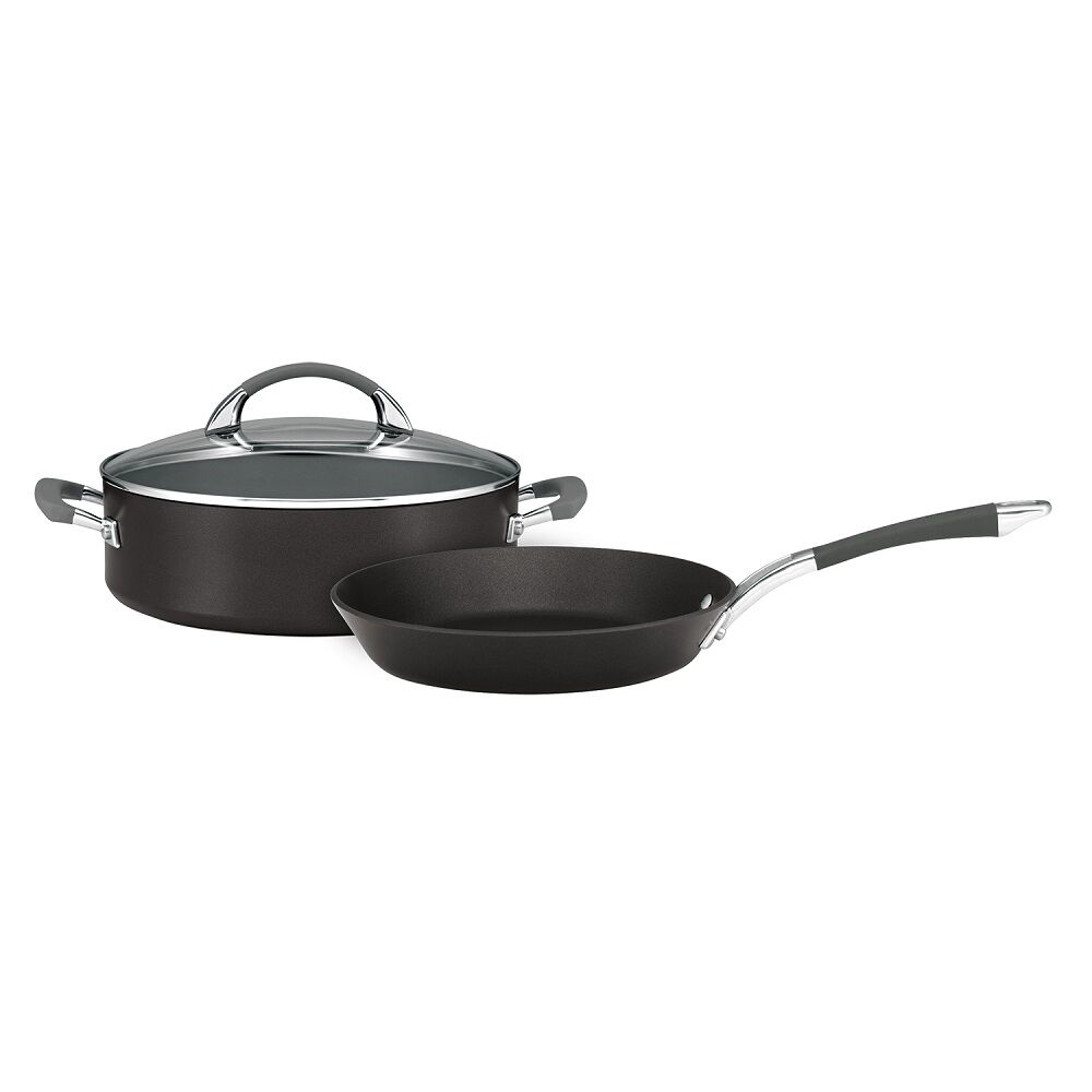 SKILLET 26CM + SAUTEUSE 28CM  ANO ENDU+