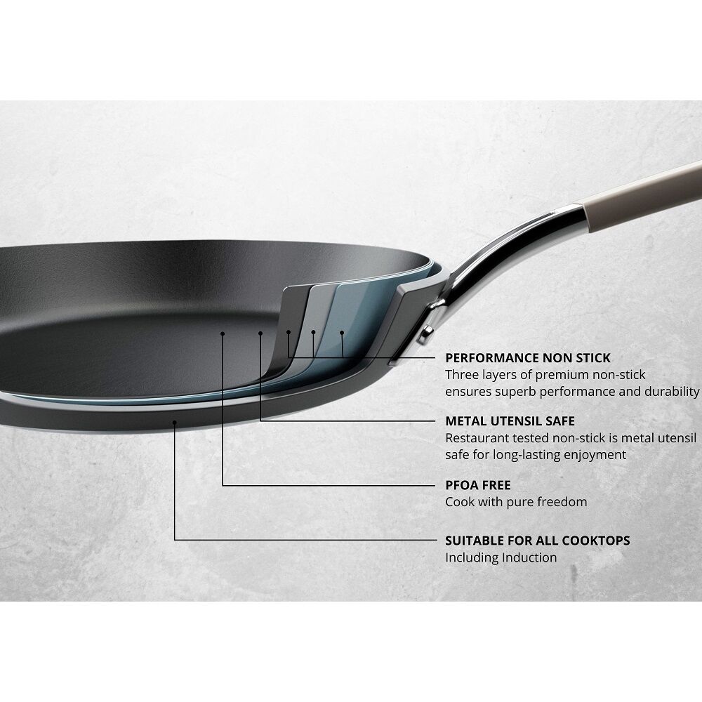 SKILLET 26CM + SAUTEUSE 28CM  ANO ENDU+