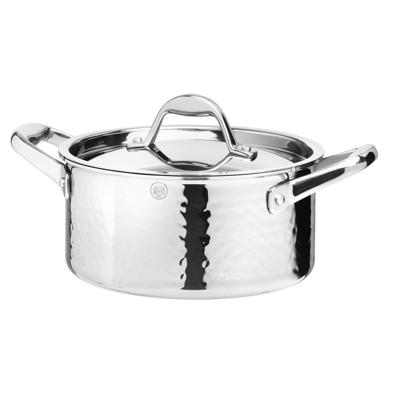 STERN Casserole Tri Ply body with SS lid 20x10cm