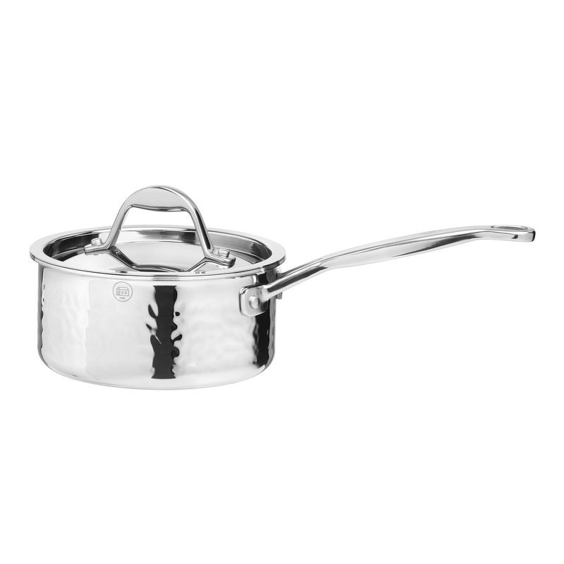 STERN Saucepan Tri ply body with SS lid 18x9cm