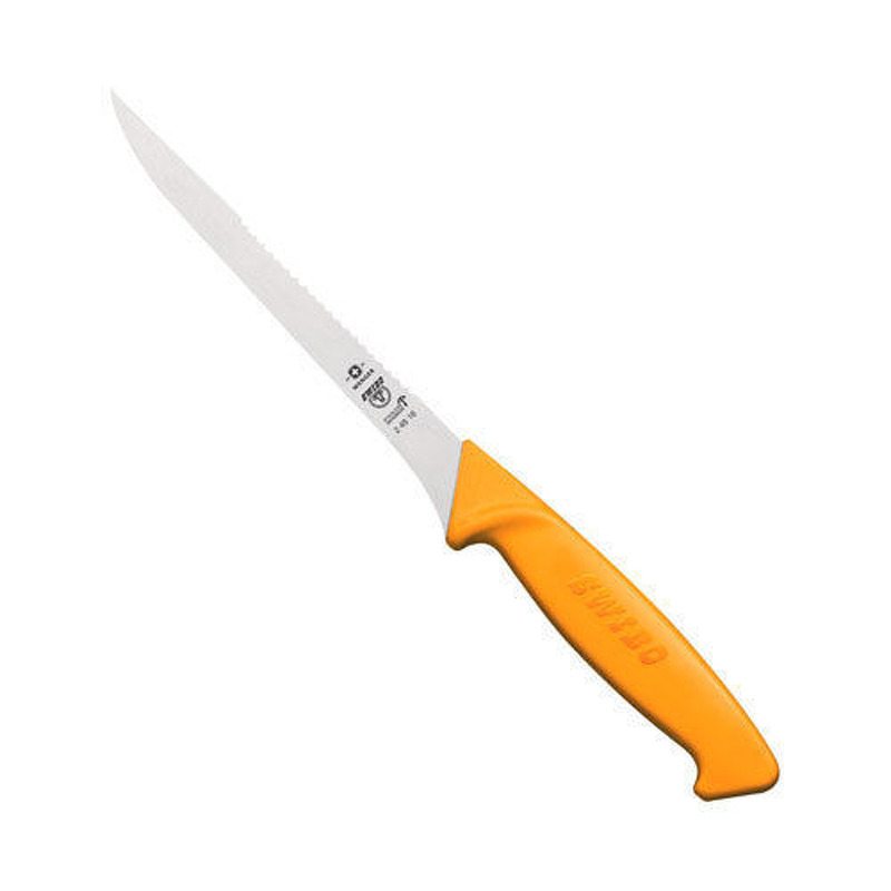 Swibo Filleting Knife 16cm Flex BladeNrw Handle with Scaler