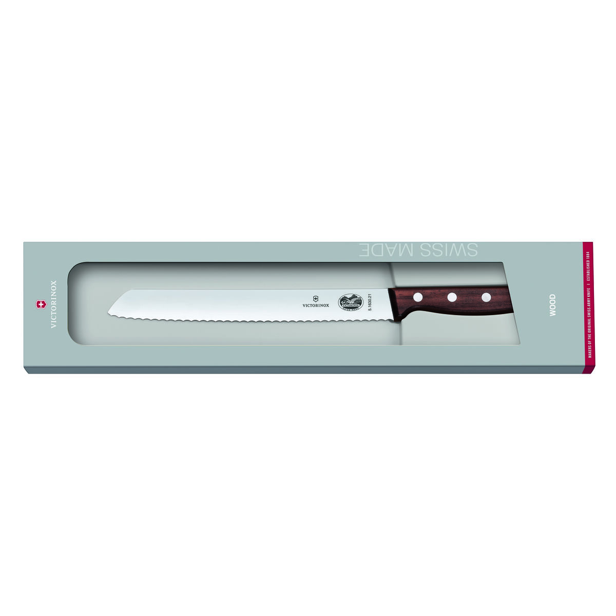 Victorinox Rosewood Bread Knife Gift Boxed 5163021 