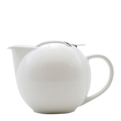 1000ml White Tea Pot Porcelain