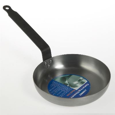 25cm Black Iron Omelette Pan
