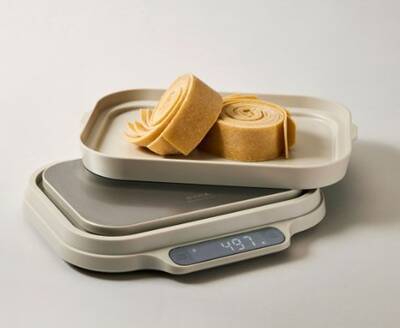 2 in 1 Precision Electric Scale 24x20x4cm Cr