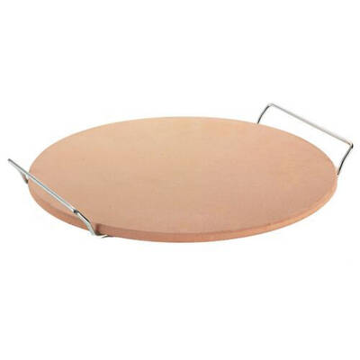 33cm Pizza Stone w/rack 