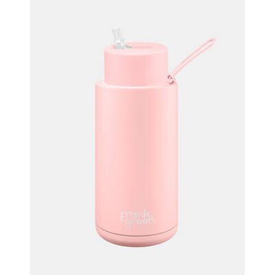 34oz Blushed Stainless Steel Ceramic Reusable