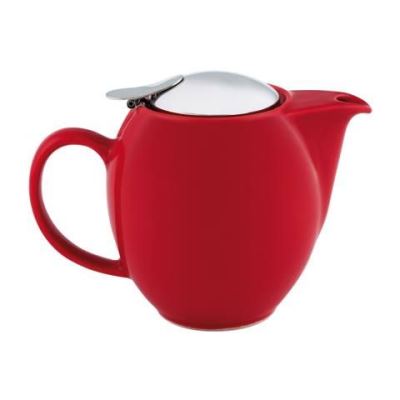350ml Cherry Red Porcelain Tea Pot