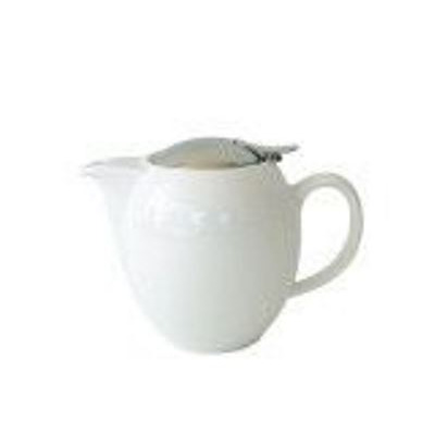 350ml White Tea Pot  Porcelain