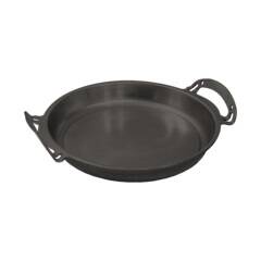 35cm (14") Bigga Skillet,dual-handle. 4mm steel QUENCHED