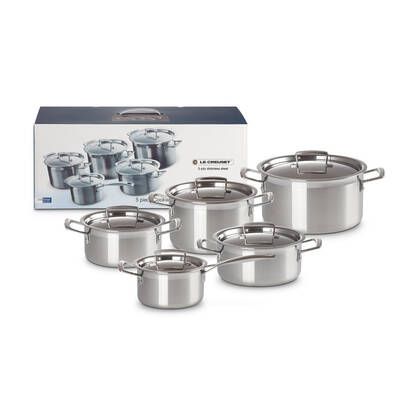 3Ply 5 Piece Set Le Cr S/steel