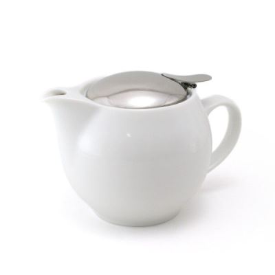 450ml White Tea Pot Porcelain
