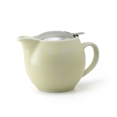 450ml Crackle Yellow Teapot 
