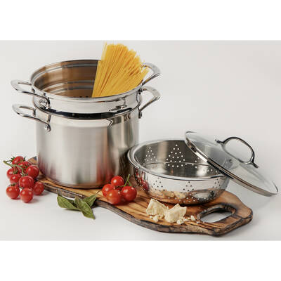 4Pce Multi Pot Set / Pasta Cooker