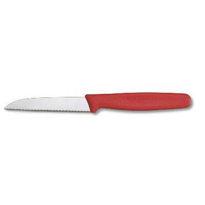  Paring 8cm Red Serrated 5.0431