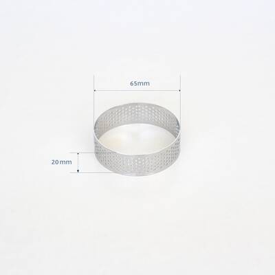 65mm Perforated Ring S/S