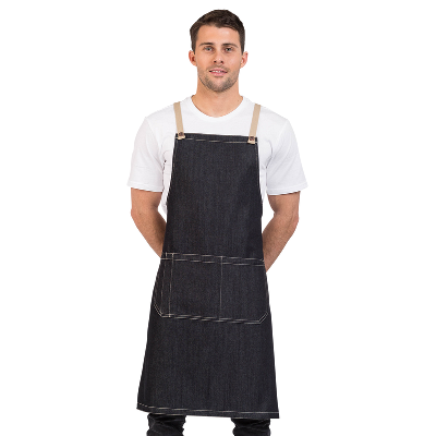 ARCHIE DENIM COFFEE BIB