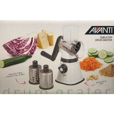 AVANTI Table Top Drum Grater 3Blds