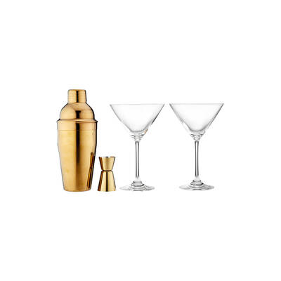 Aurora Gold 4pc Gift Cocktail Set