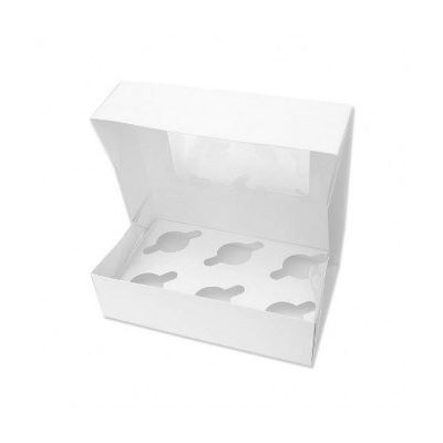 BOX CUPCAKE 6CAVITY + INSERT