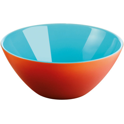 Bowl 25cm Sea Blue/White/Coral