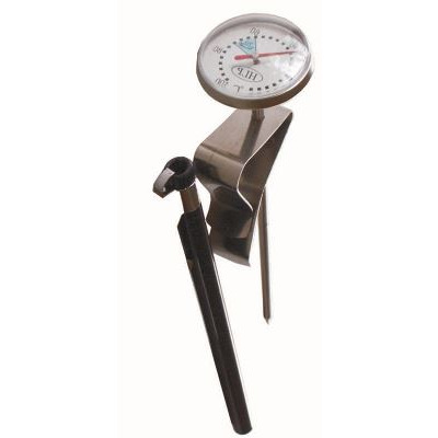 Coffee Thermometer Short with Jug clip. S/S 0° – 100°C
