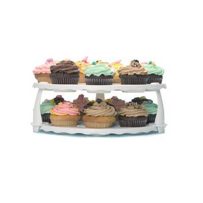 Collapsible Cupcake and Cake Carrier 