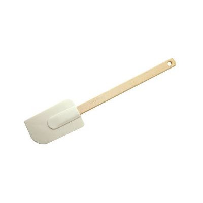  Rubber Spatula 25cm with Wood Handle