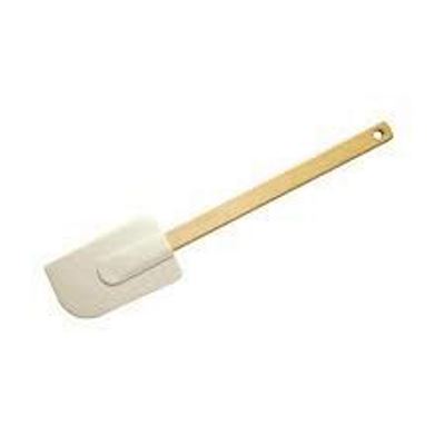  Rubber Spatula 30cm with Wood Handle