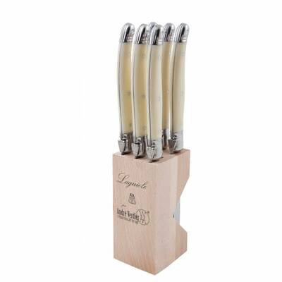 Debutant 6Pce Serrated Knife Set Ivory Original