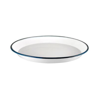 Enamel Share Plate 30cm White