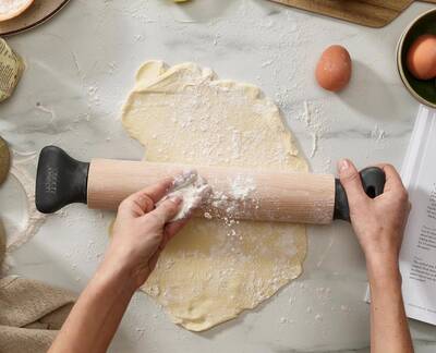 Grip-Pin Ergonomic Rolling Pin - Grey