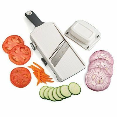 Hand Held Adjustable Julienne + Slicer