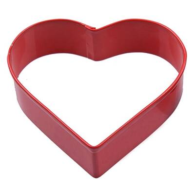 Heart Cutter 8cm Red