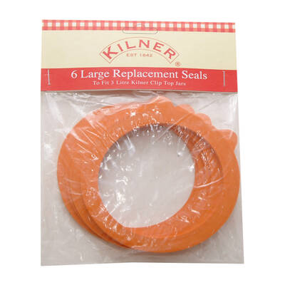 KILNER LARGE RUBBER SEAL 6PK 3L