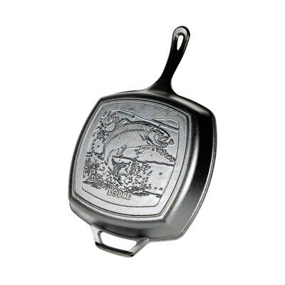 LODGE 1025 FISH GRILL PAN