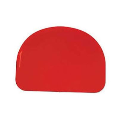 Half Moon Scraper Red 122x90mm