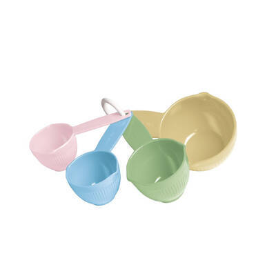 Measuring Cup Set/4 (yellow/green/blue/pink)
