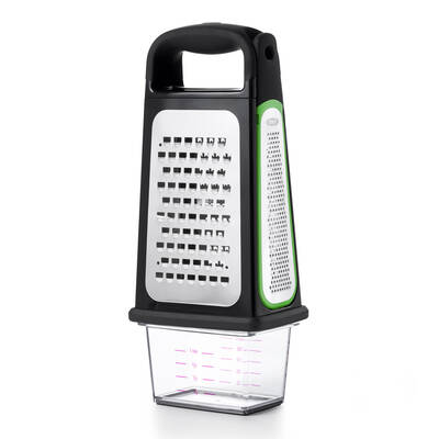 Etched Box Grater with Removeable Zester